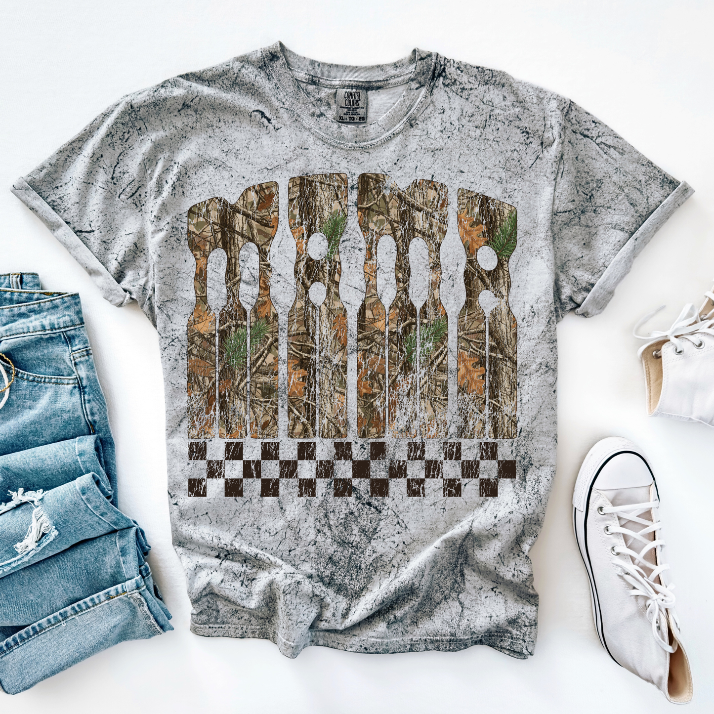 Mama camo & checkered DTF TRANSFER