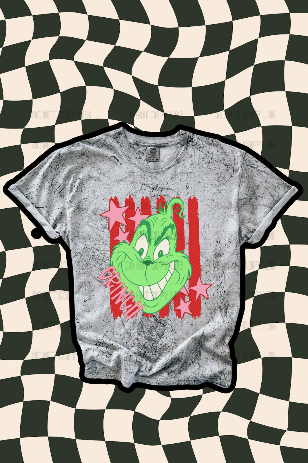 Green stripe DTF TRANSFER