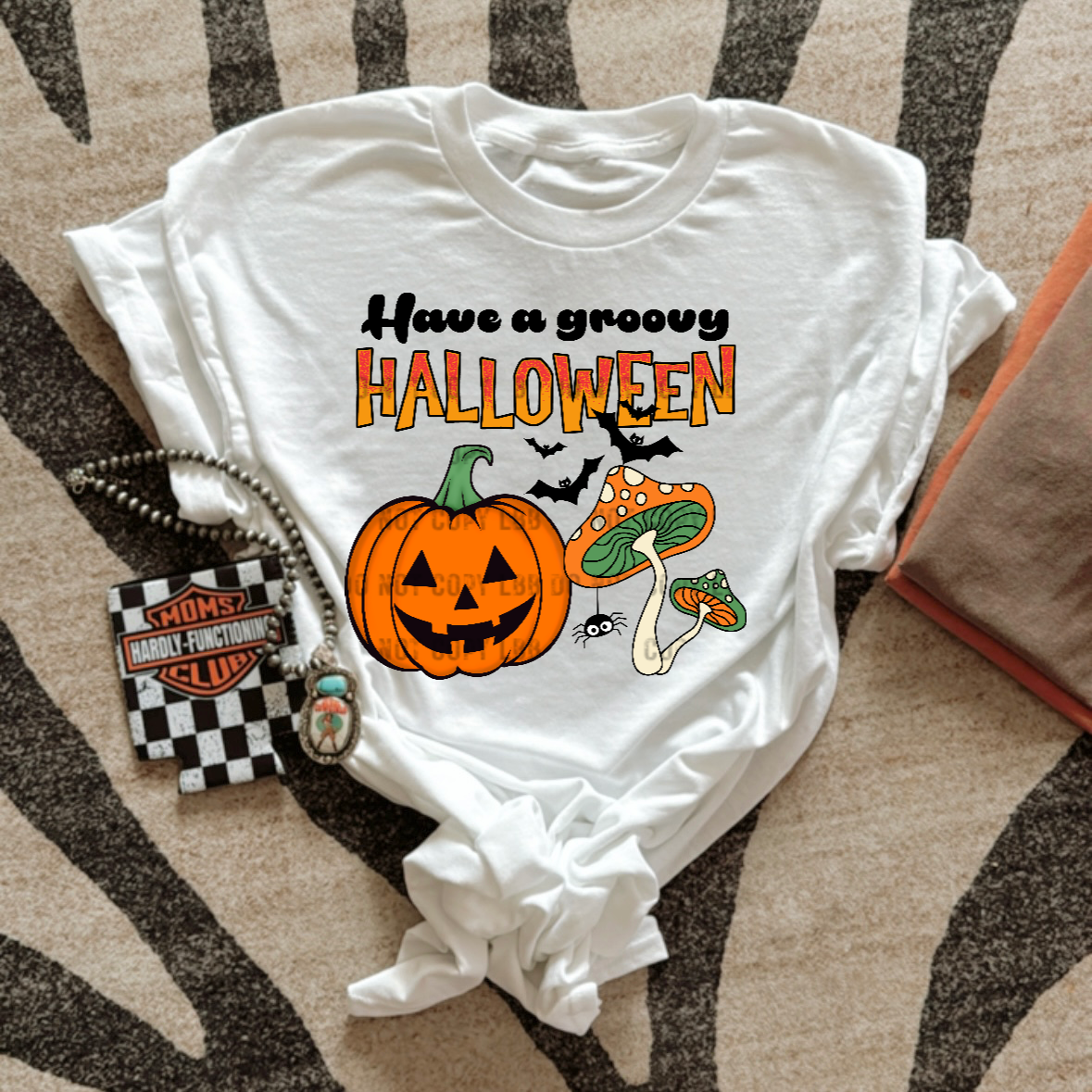 Have a groovy Halloween DTF TRANSFER