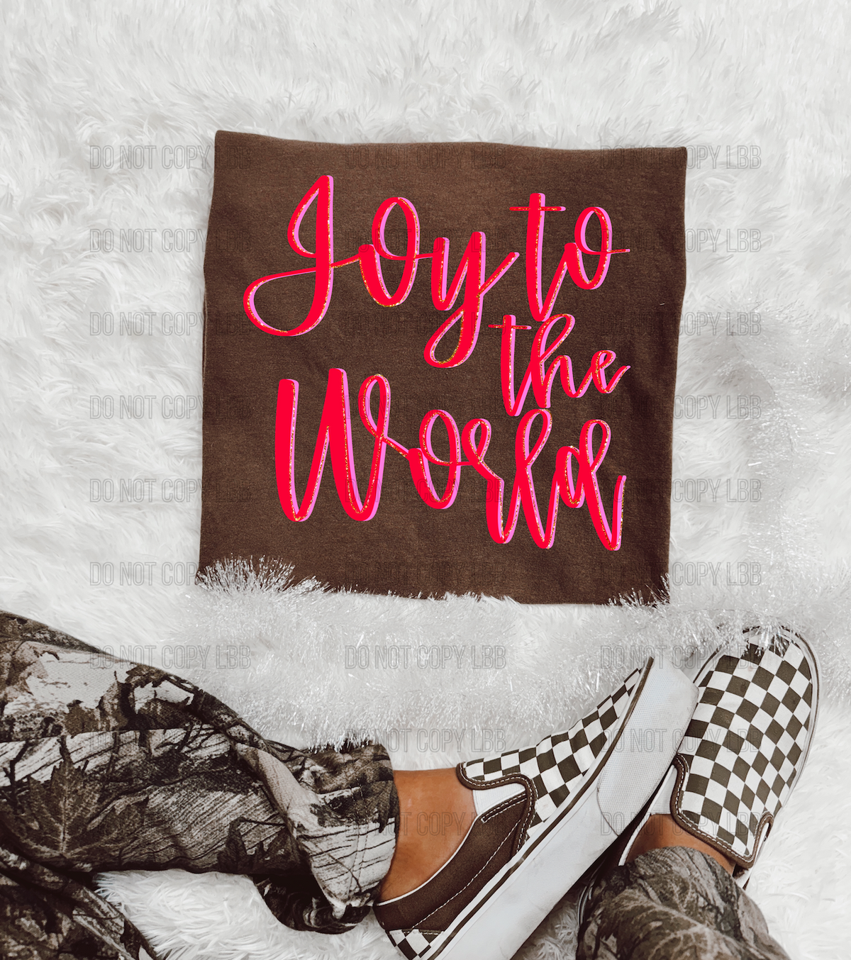 Joy to the world DTF TRANSFER
