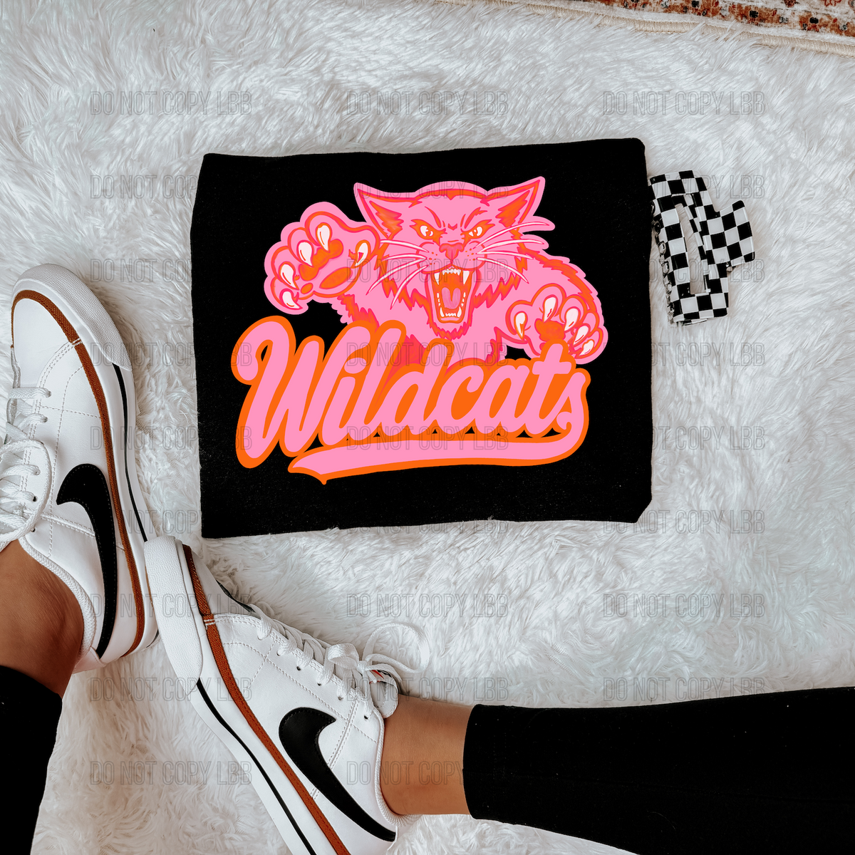 WILCATS 2 PINK & ORANGE DTF TRANSFER