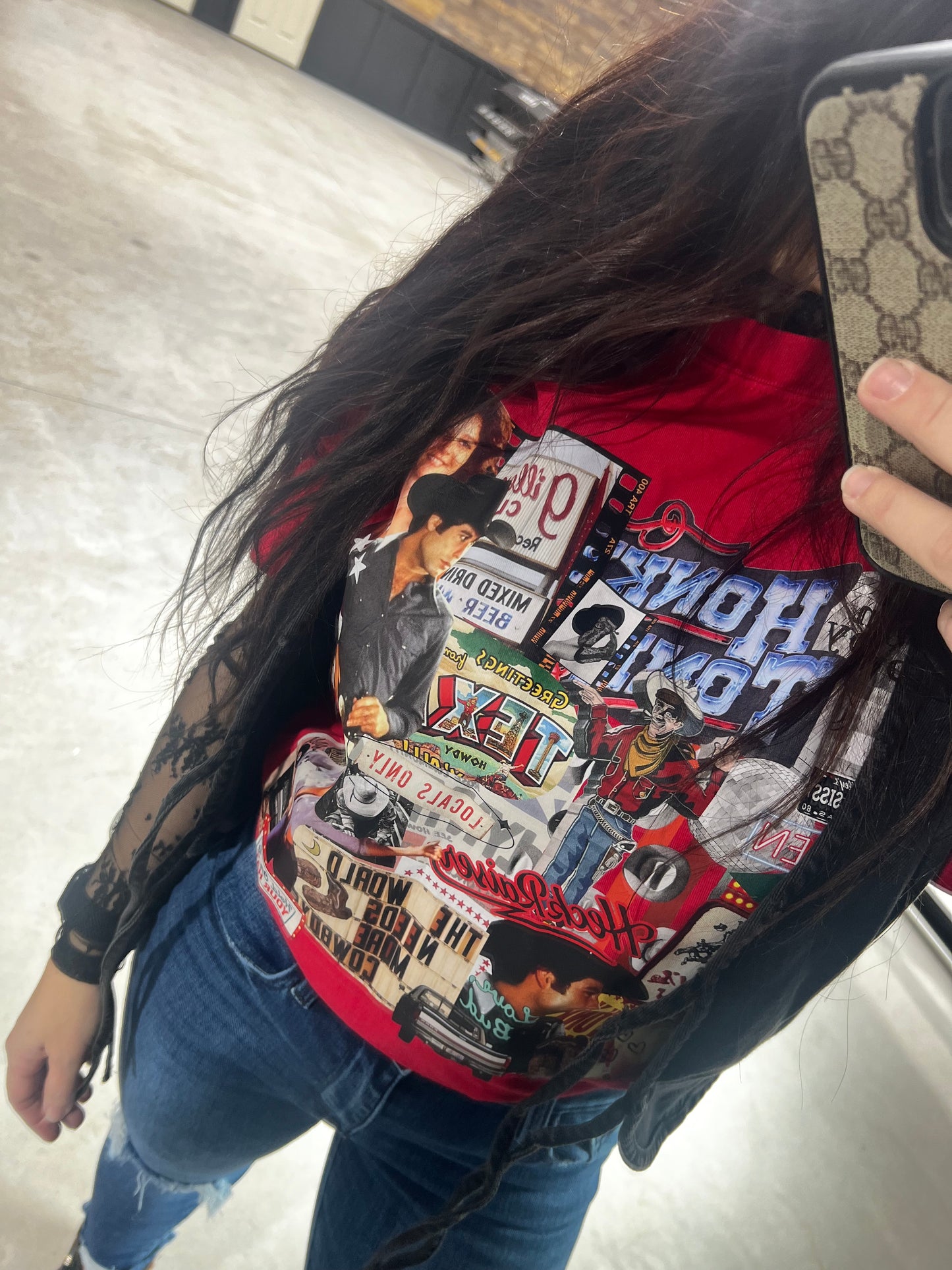 Urban Cowboy Collage DTF TRANSFER