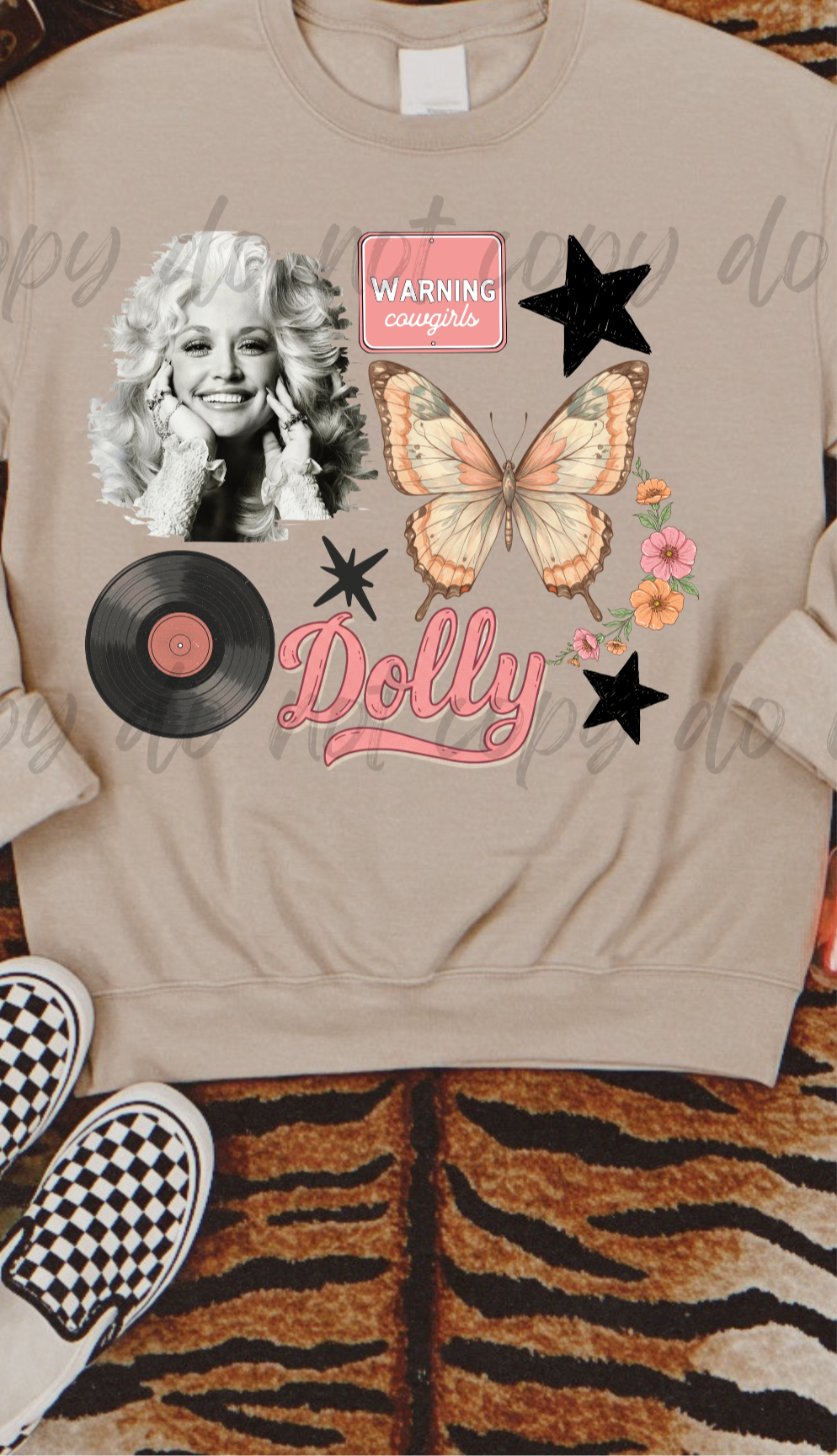 Dolly Collage DTF Transfer