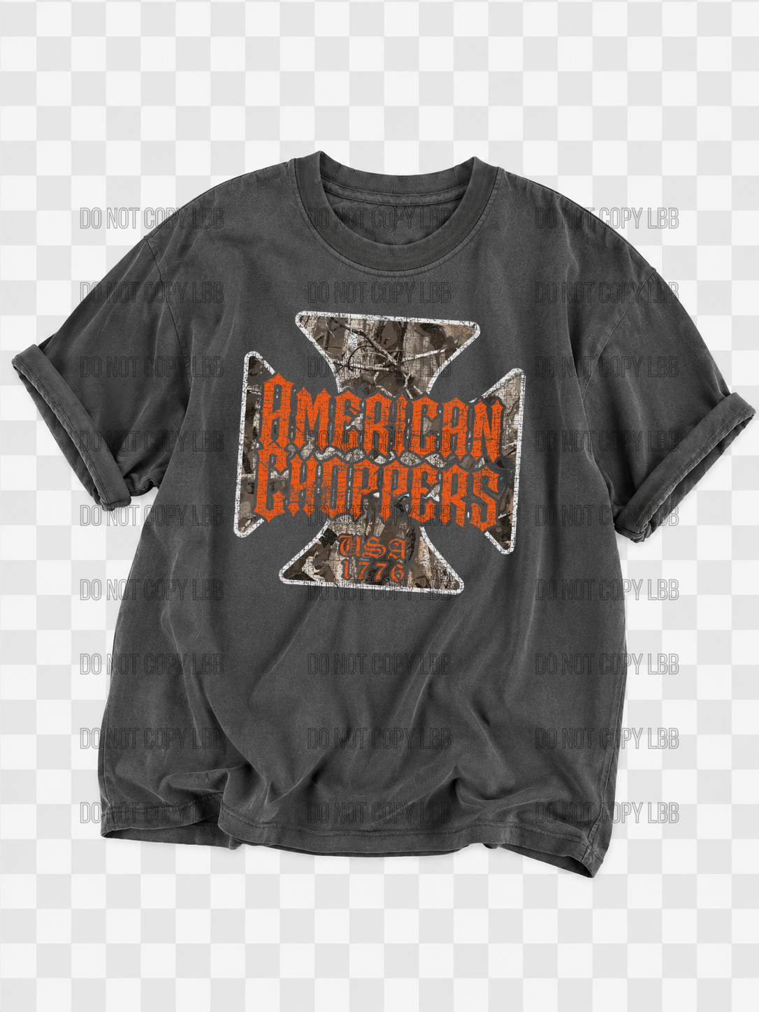 Chop CAMO DTF TRANSFER *dark color shirt only