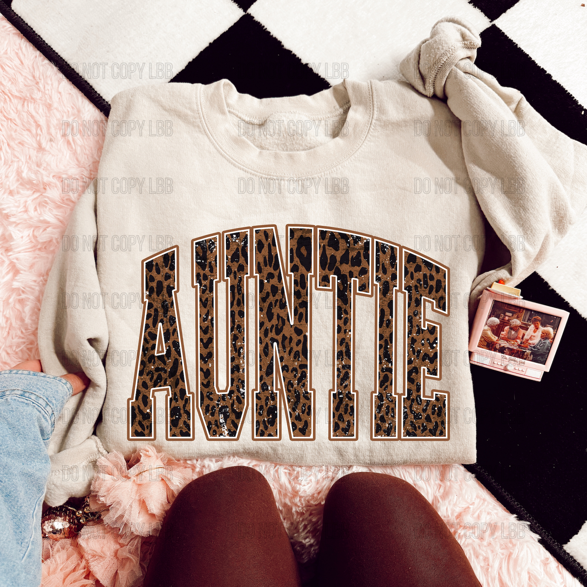 Auntie leopard DTF TRANSFER