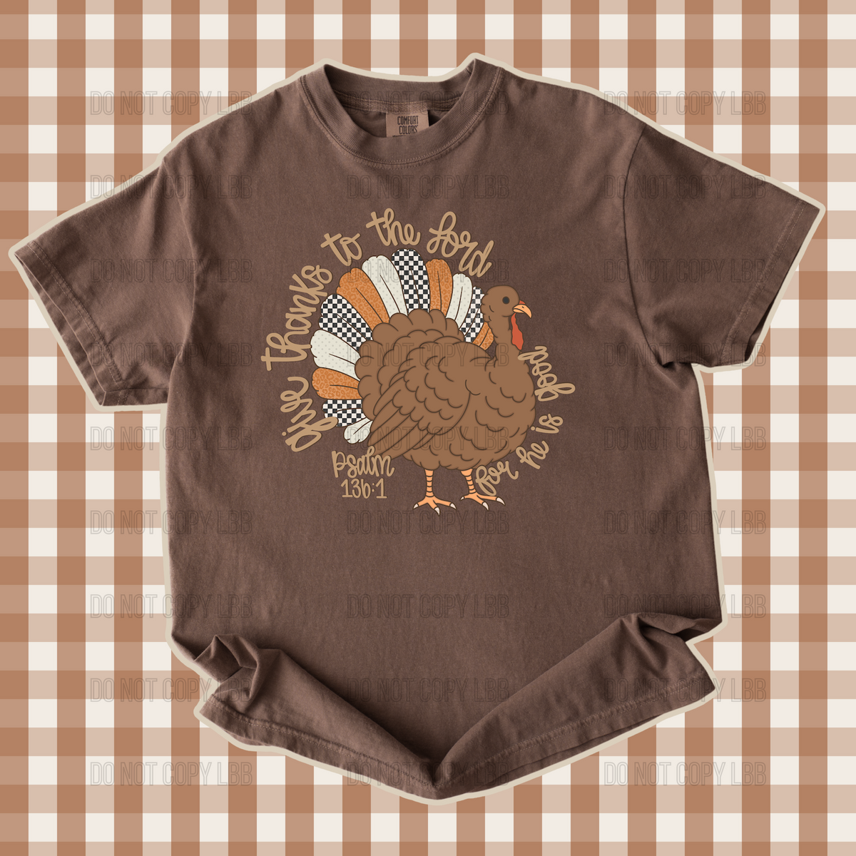 Funky turkey DTF TRANSFER