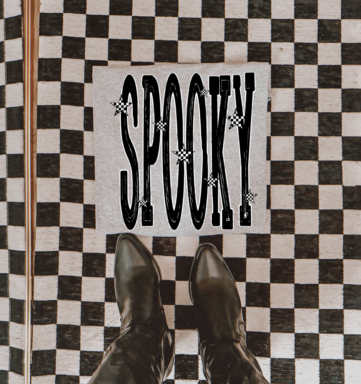 Tall letter spooky DTF TRANSFER