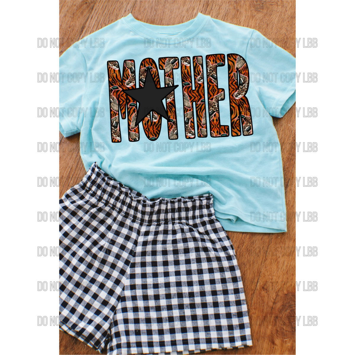 Mother duck print DTF TRANSFER