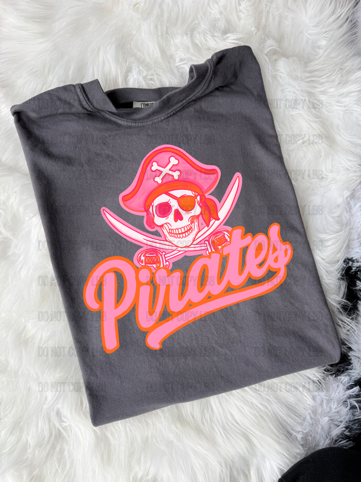 Pirates PINK & ORANGE DTF TRANSFER