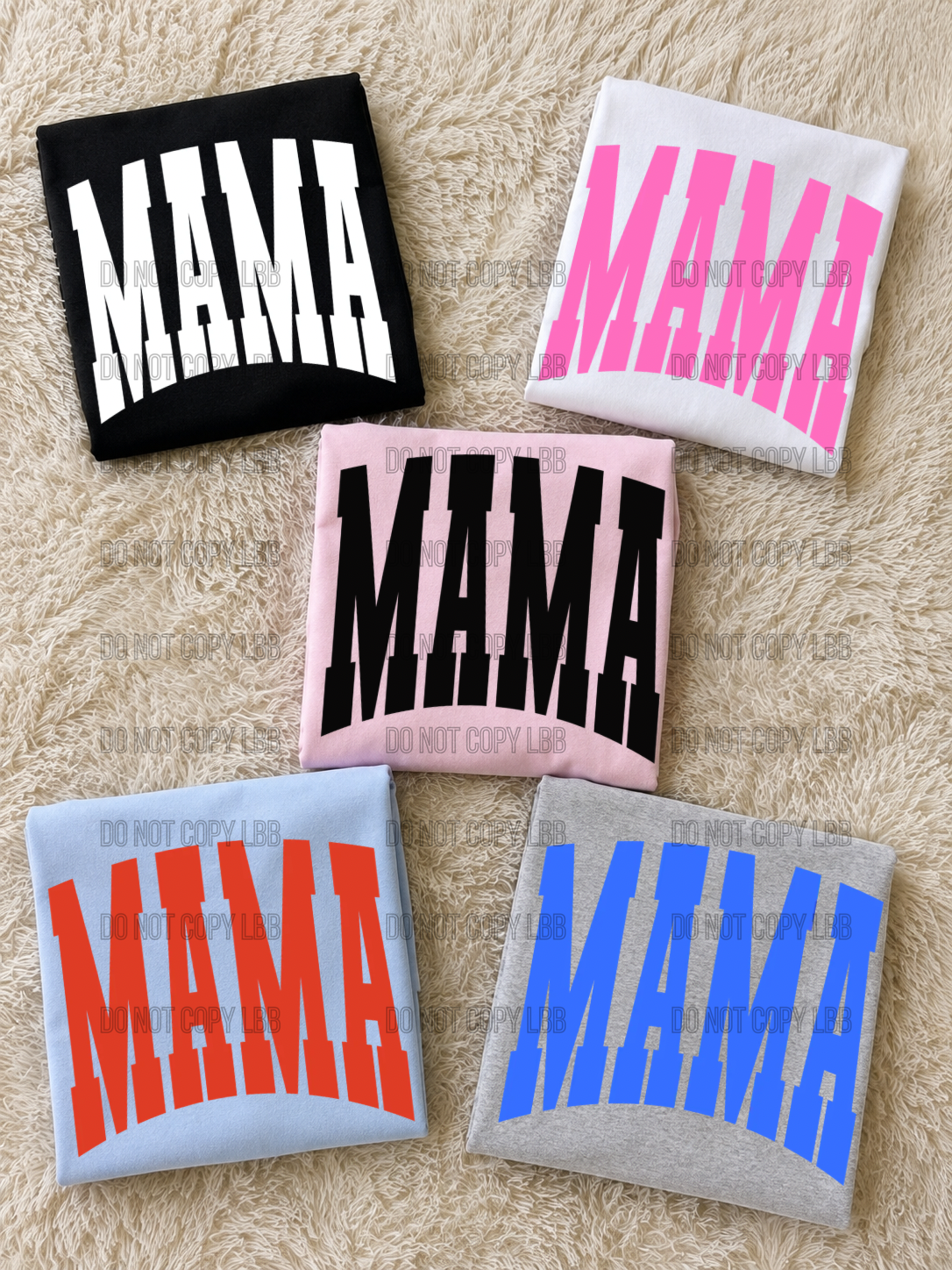 Mama BLACK DTF TRANSFER