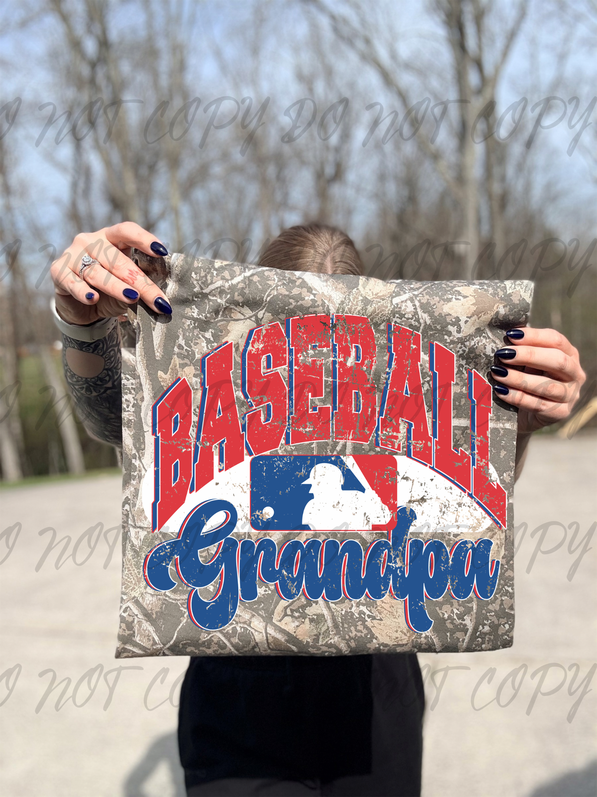 Baseball grandpa DTF TRANSFER