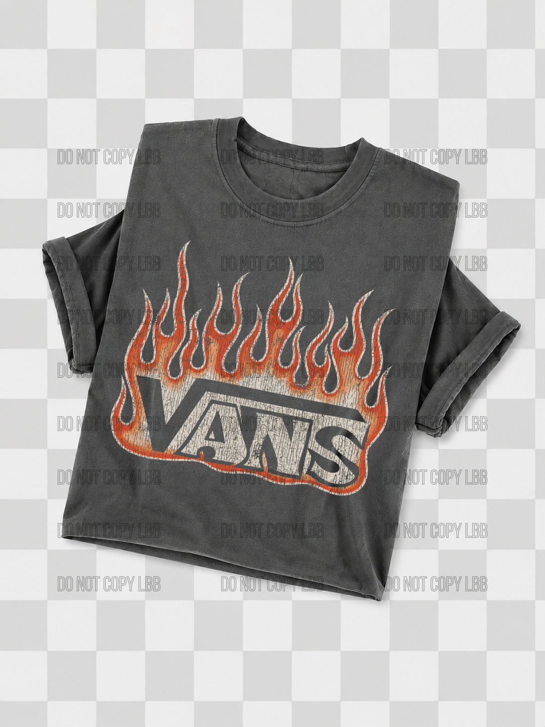 Van$$ DTF TRANSFER *dark color shirt only