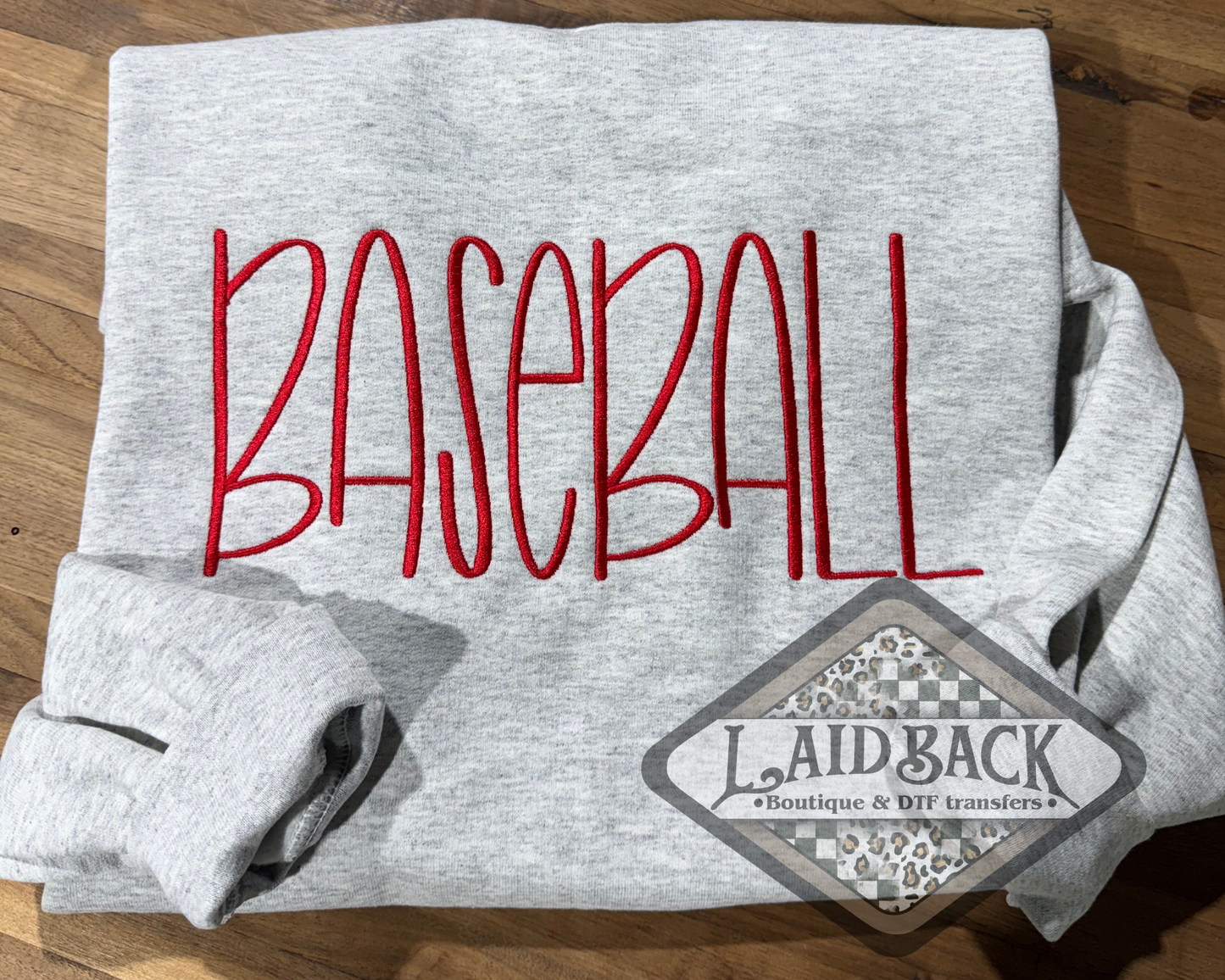 BASEBALL embroidered sweatshirt