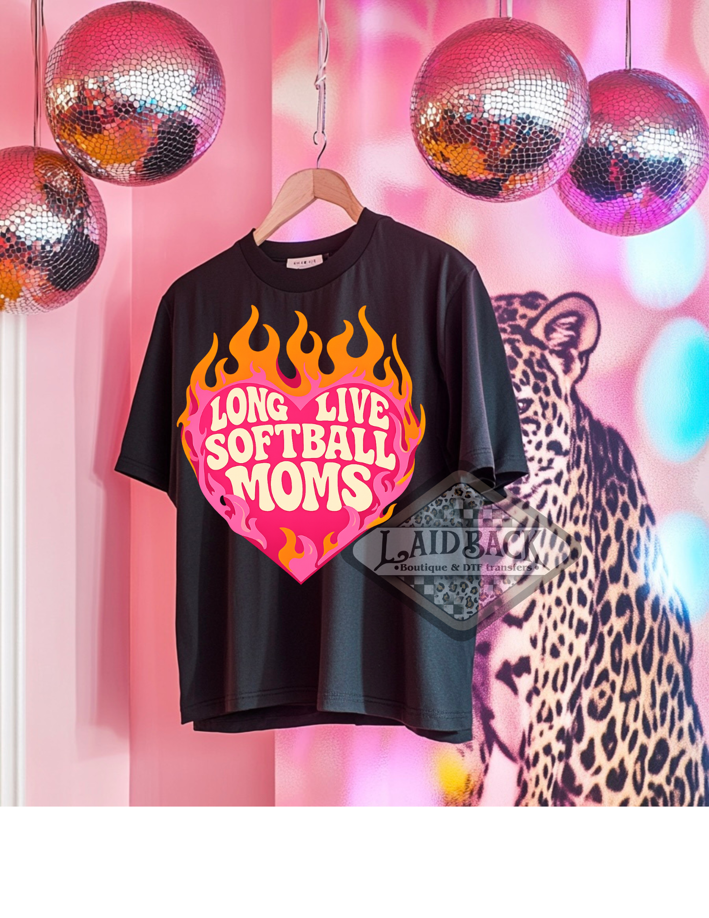 Long live softball moms DTF TRANSFER