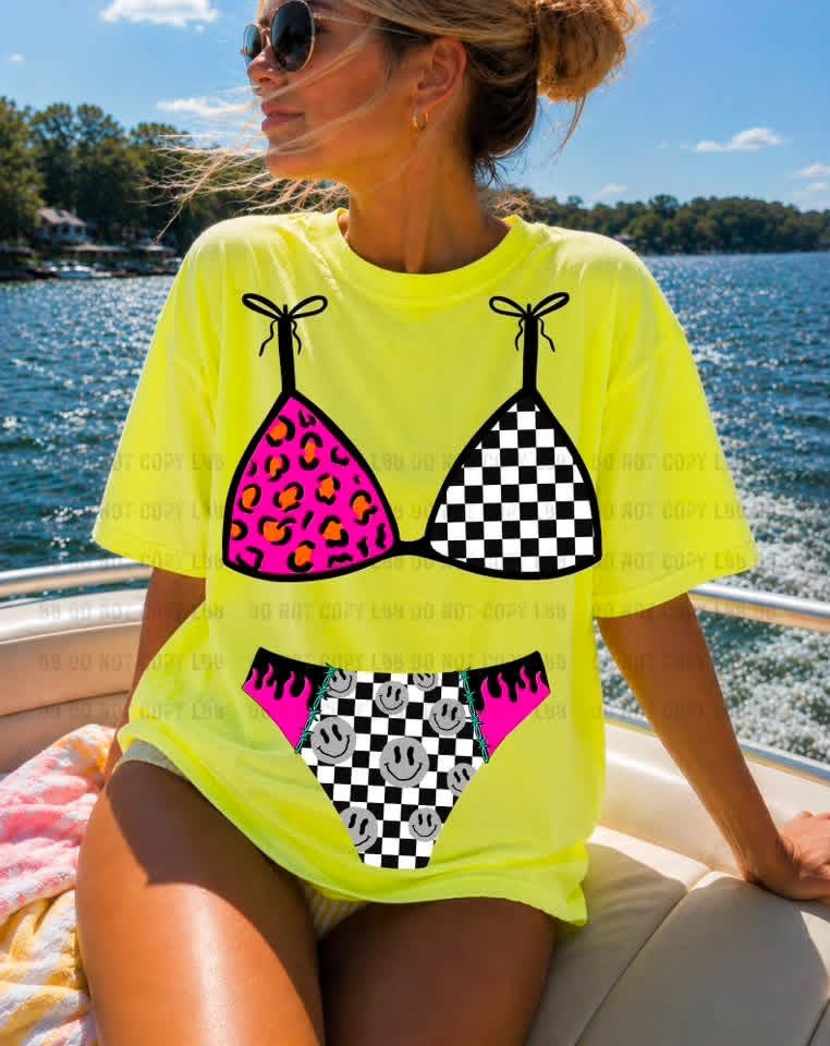 Edgy bikini BOTTOM ONLY DTF TRANSFER