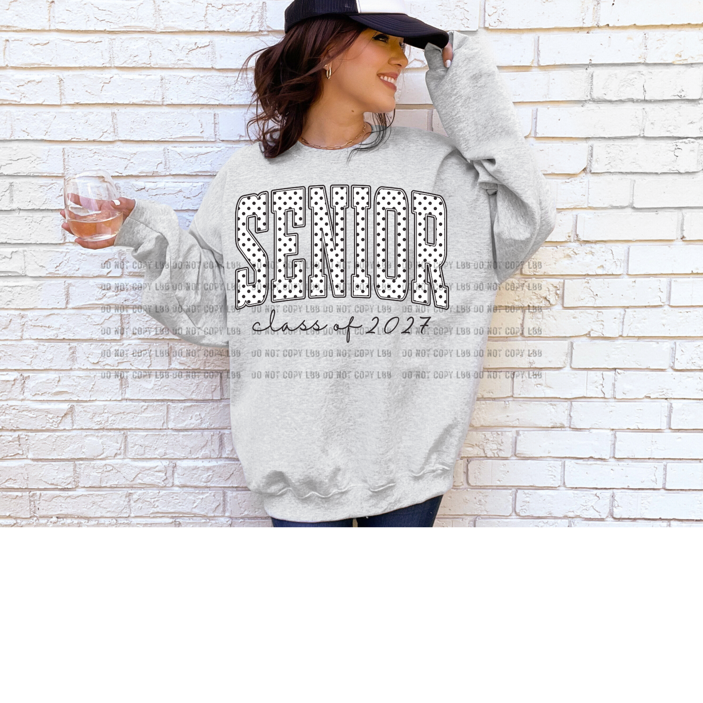 Senior polka DTF TRANSFER