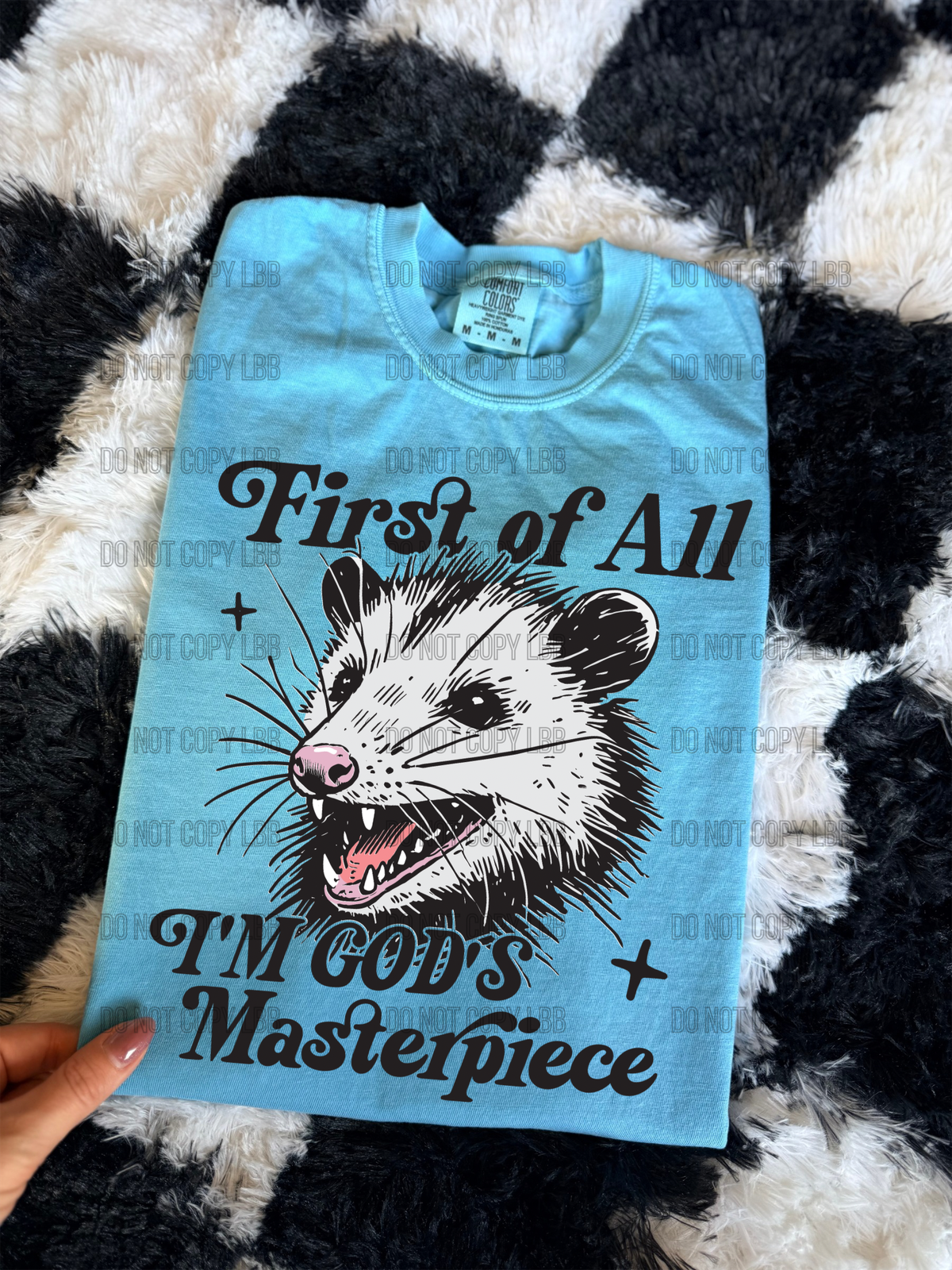I’m Gods masterpiece DTF TRANSFER