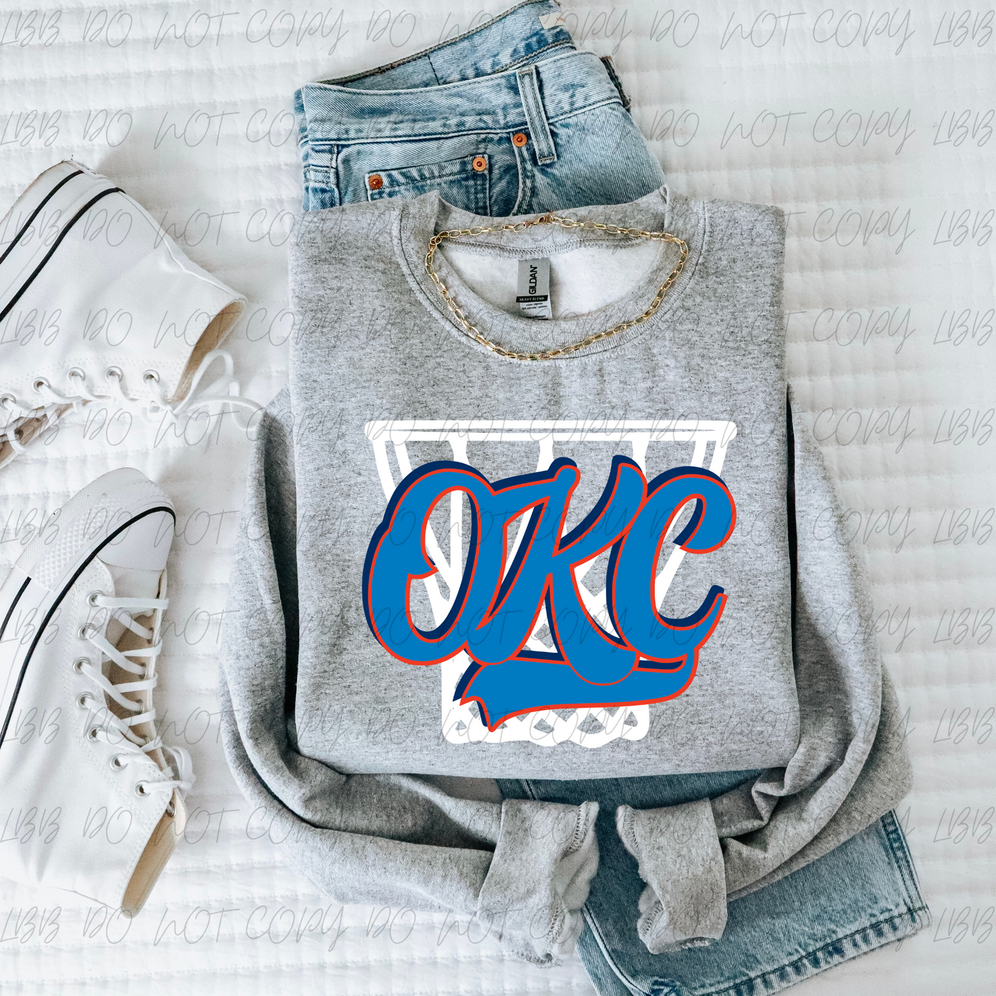 OKC Hoop DTF TRANSFER