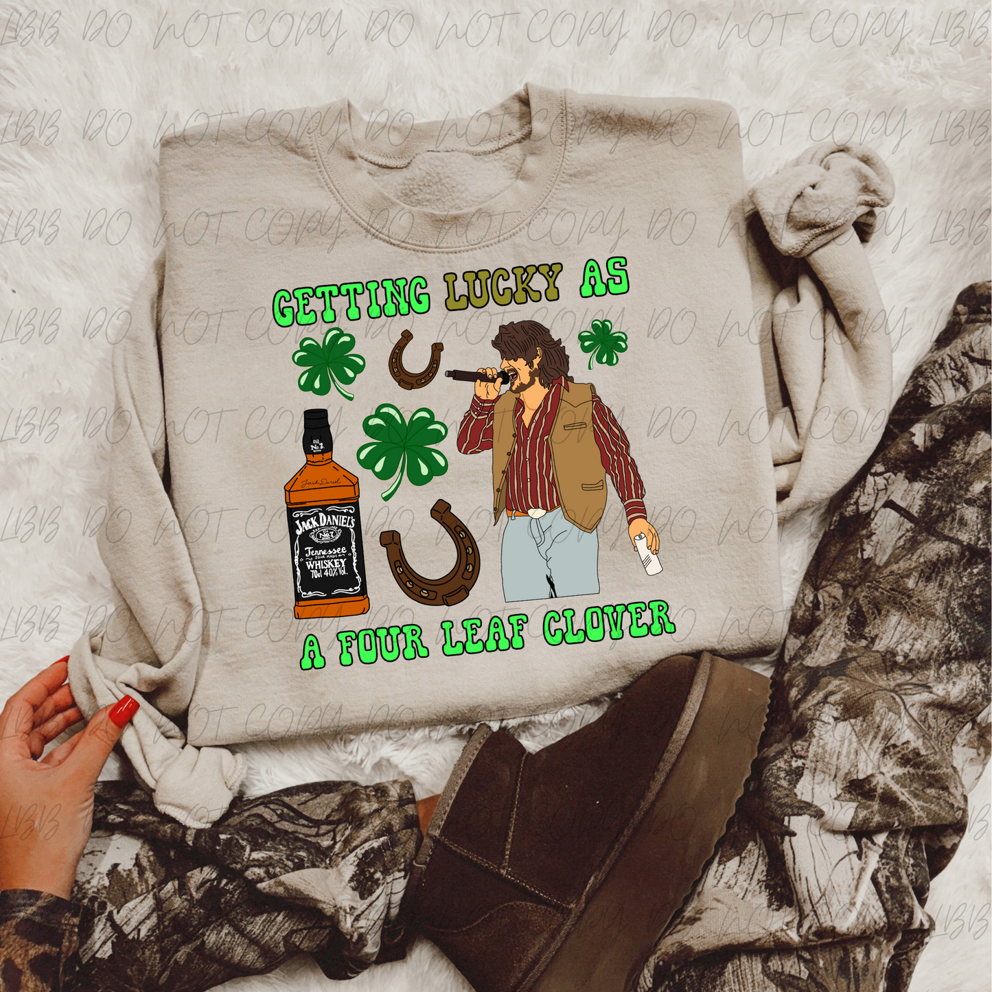Four Leaf Colver DTF TRANSFER