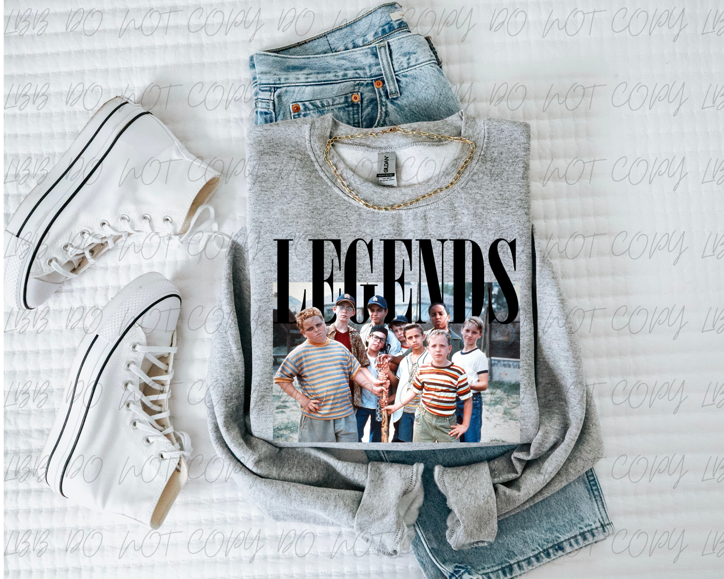 LEGENDS BASEBALL DTF TRANSFER