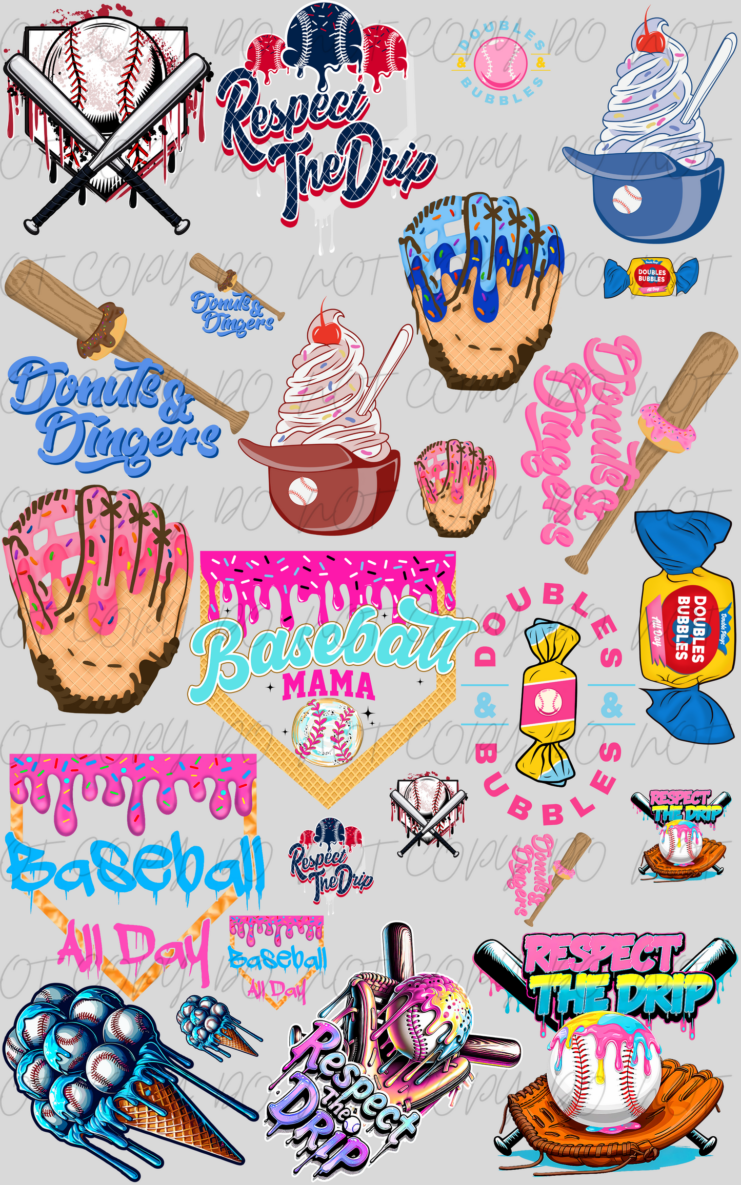 30"x48" Respect the drip PREMADE GANGSHEET