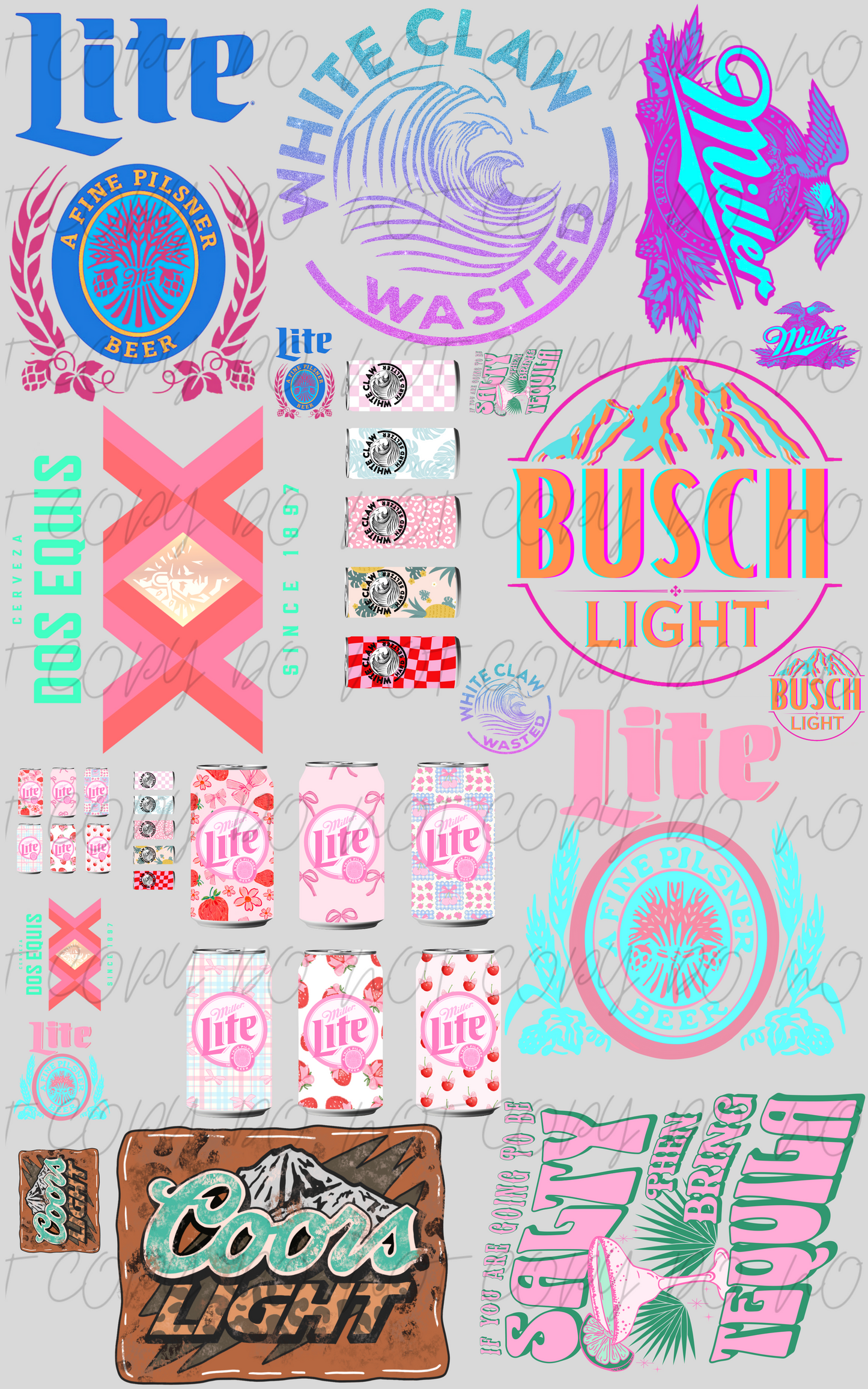 30"x48" Beer me PREMADE GANGSHEET