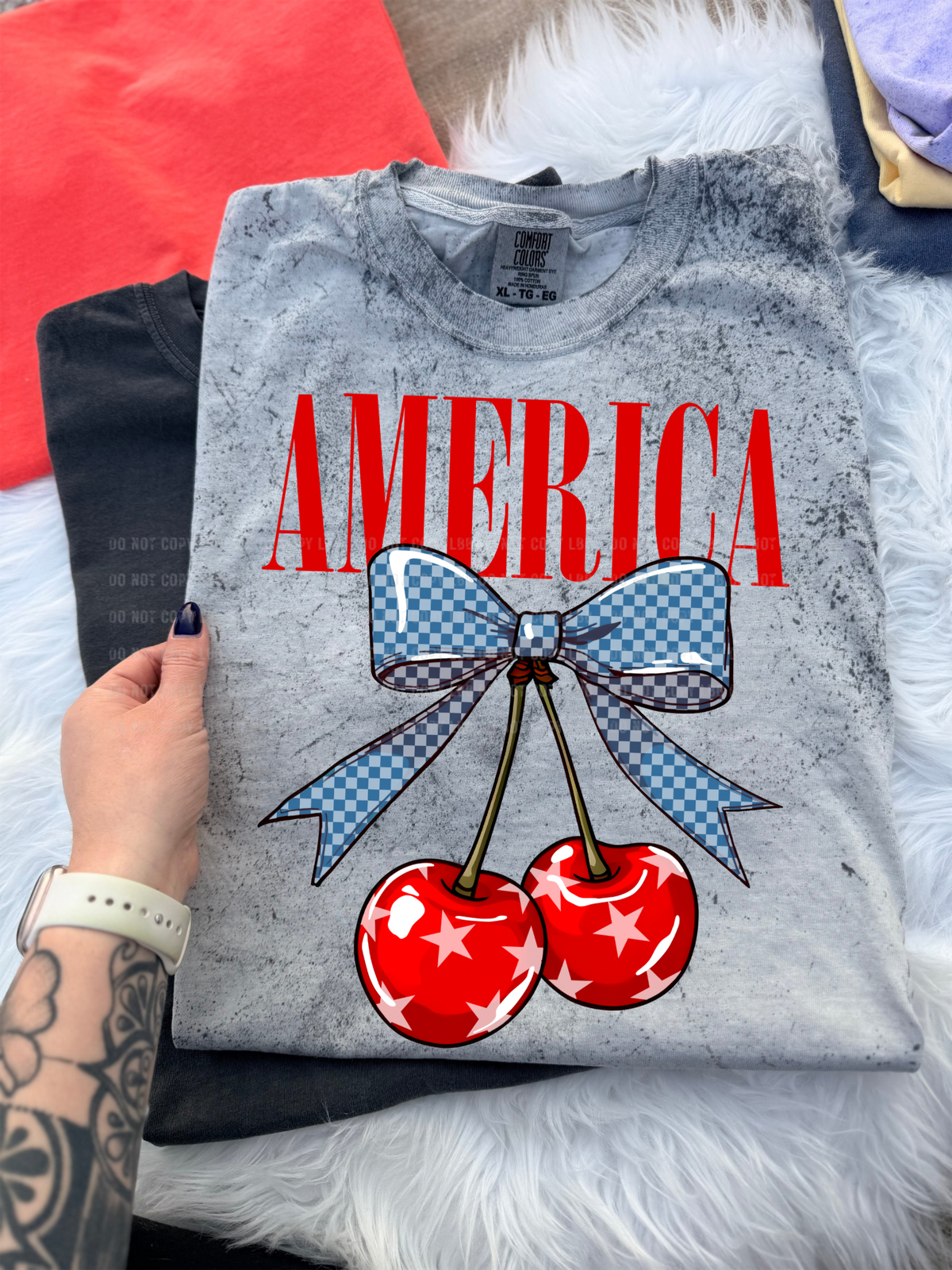 America cherries DTF TRANSFER