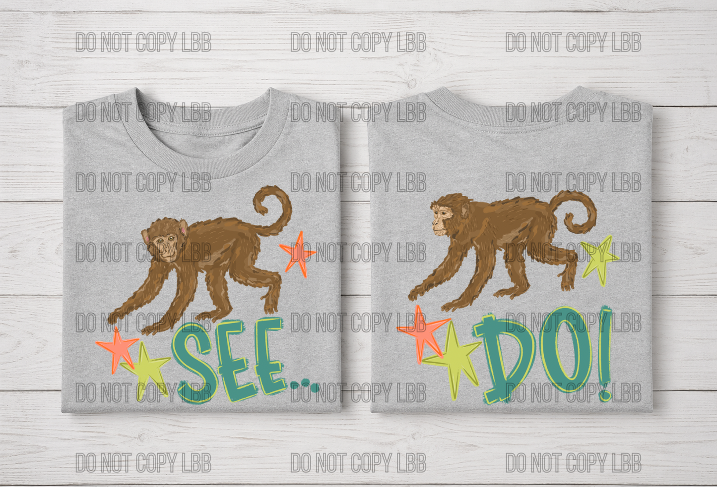 Monkey do BACK *BOY DTF TRANSFER