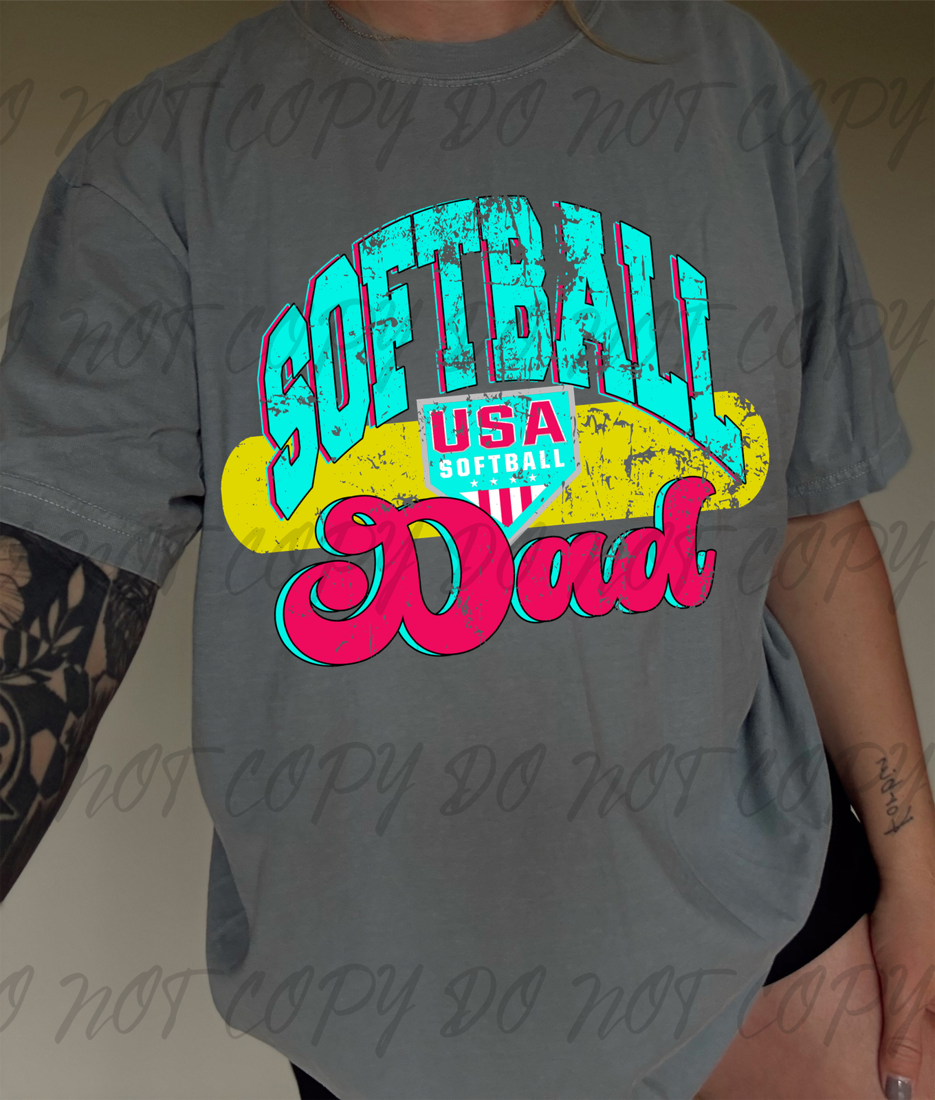 Softball dad DTF TRANSFER