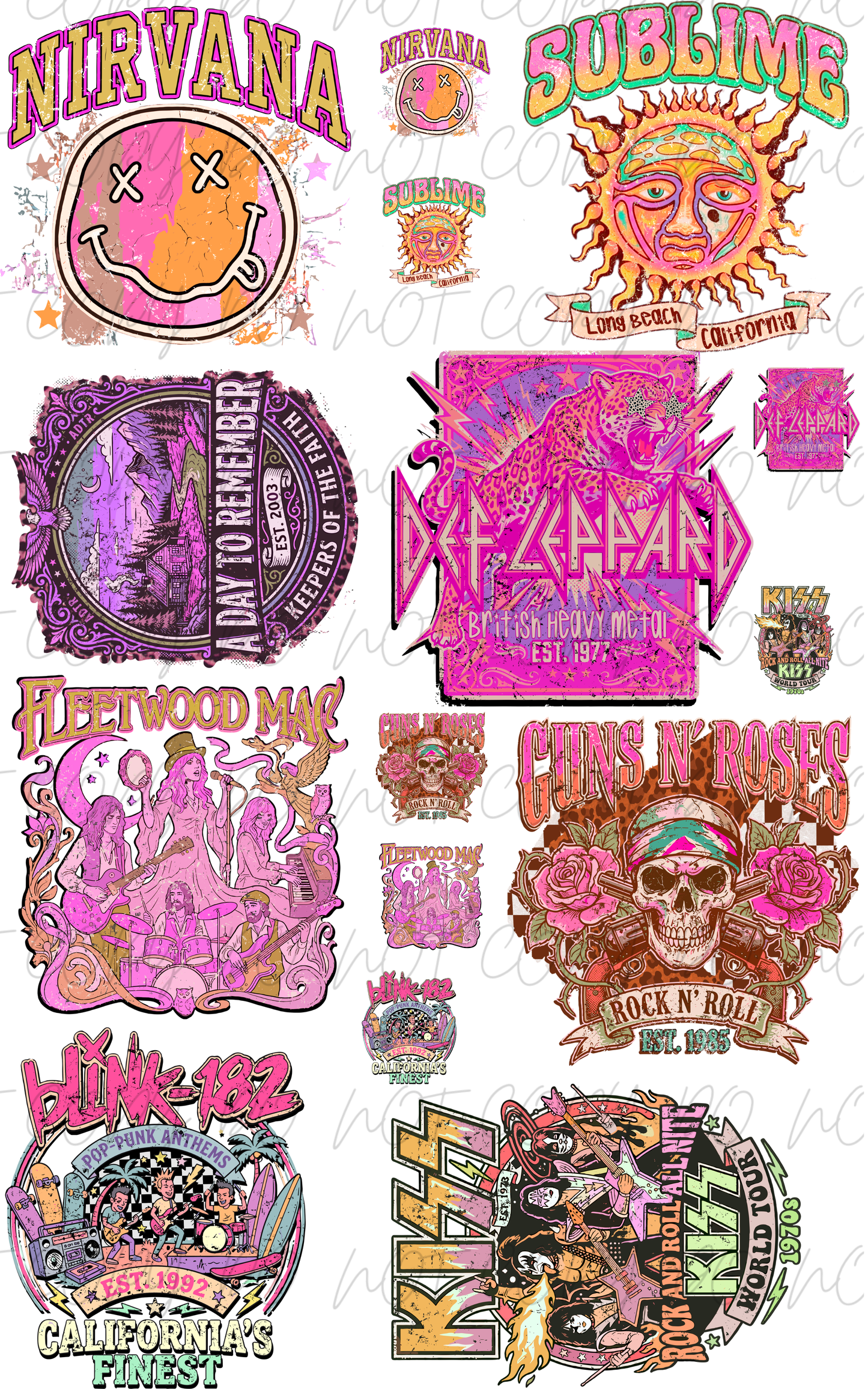 30"x48" Make me a band tee gangsheet