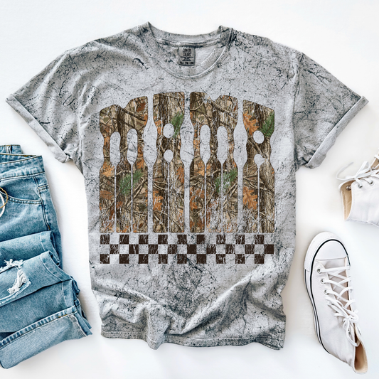Mama camo & checkered DTF TRANSFER