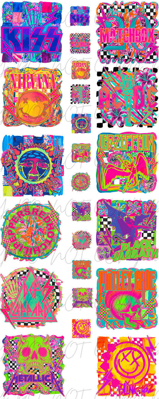 30”x80” exclusive* BAND BUNDLE GANGSHEET
