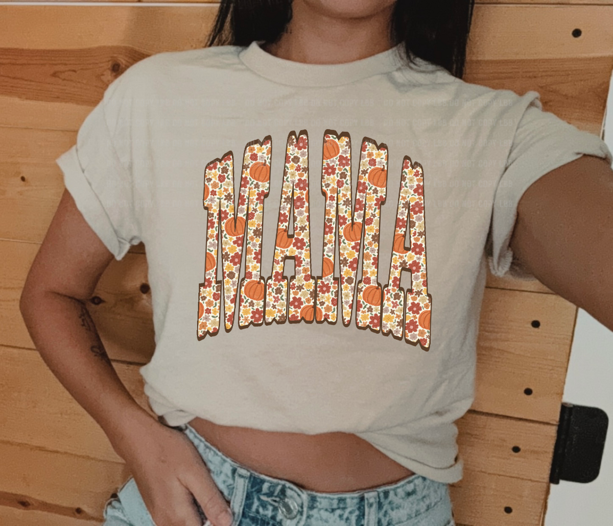 Mama fall floral DTF TRANSFER