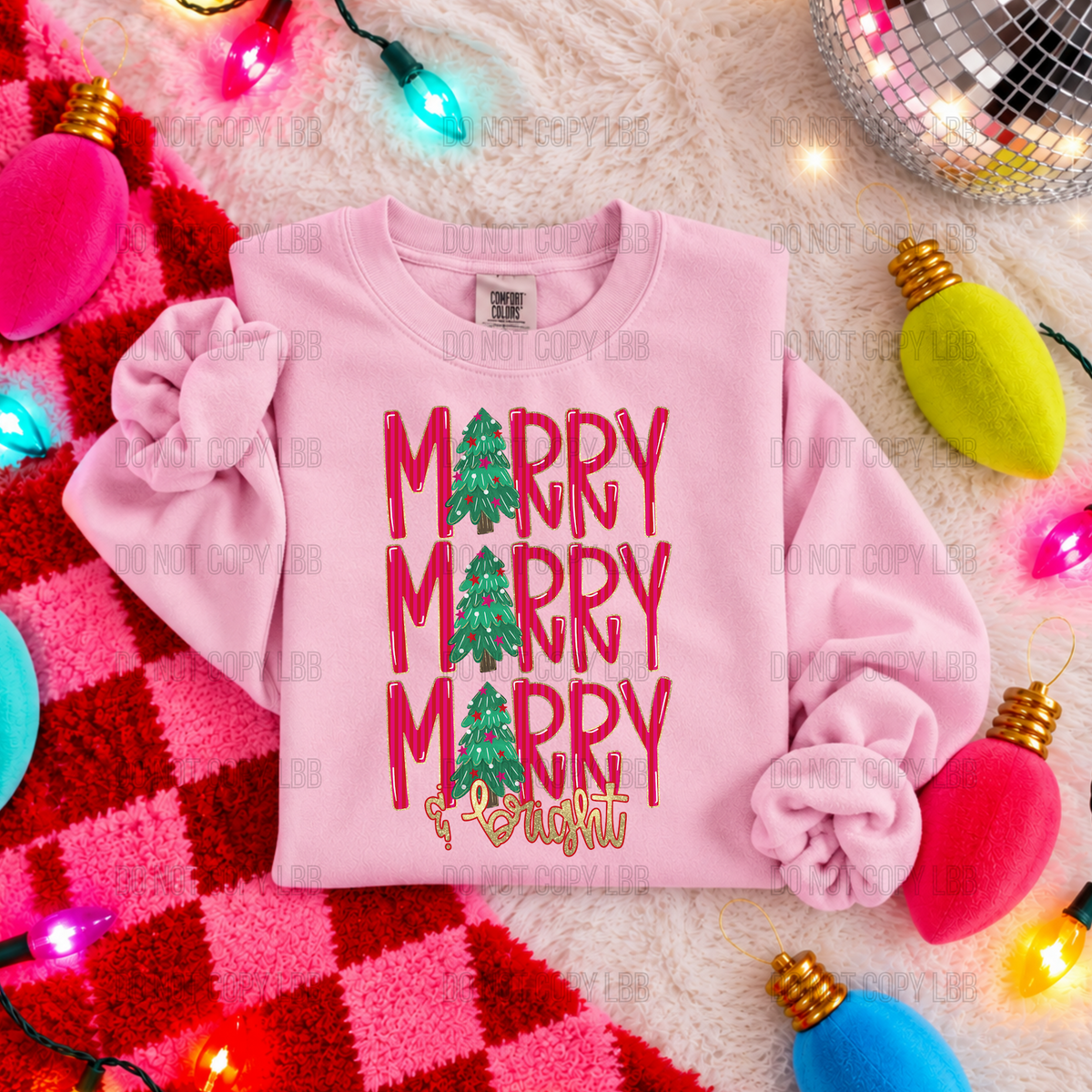 Merry merry merry DTF TRANSFER