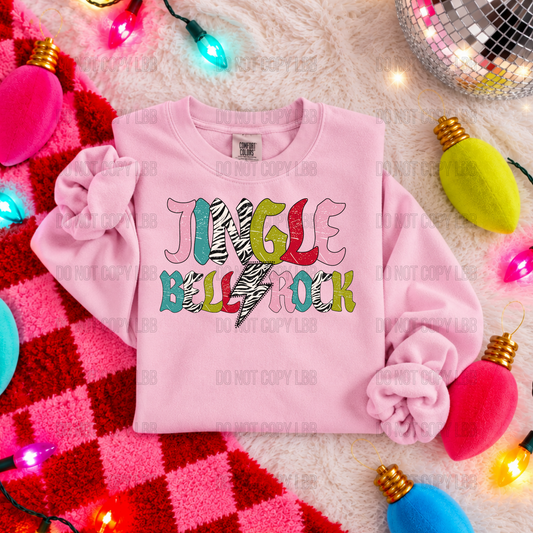 Jingle bell rock DTF TRANSFER