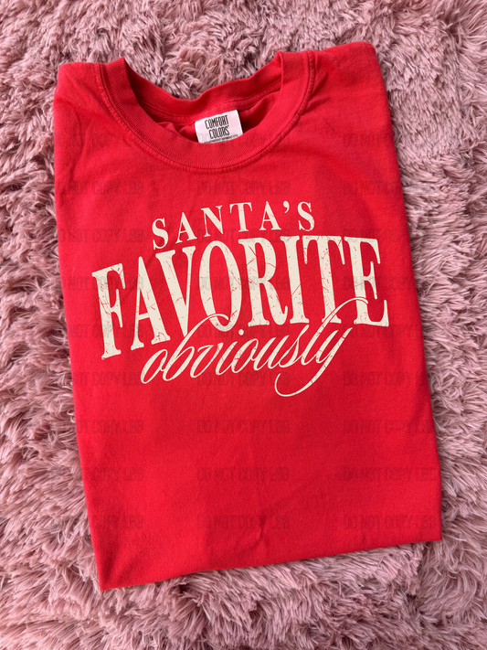 Santa’s favorite obviously DTF TRANSFER