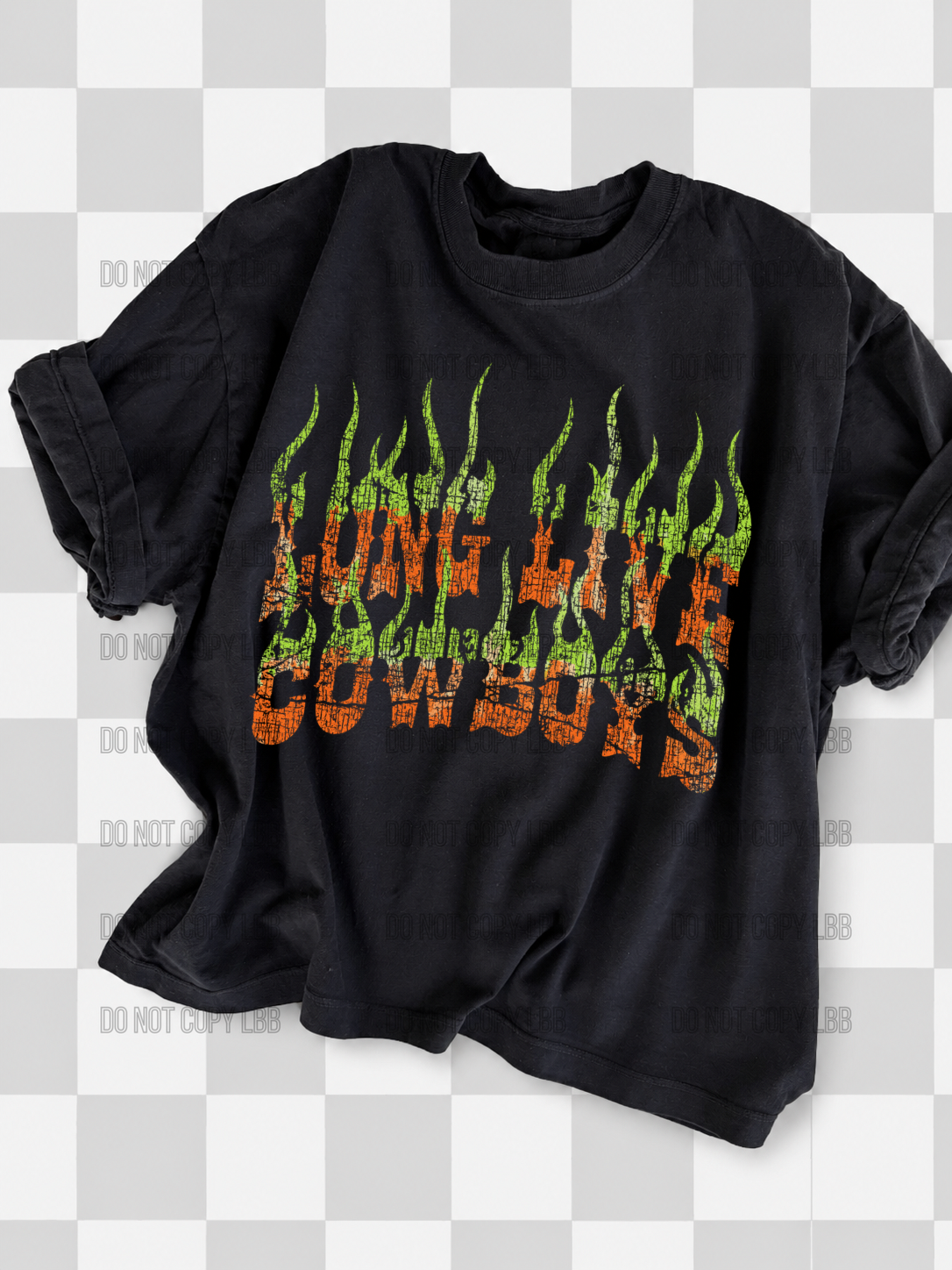 Long live cowboys DTF TRANSFER *dark color shirt only