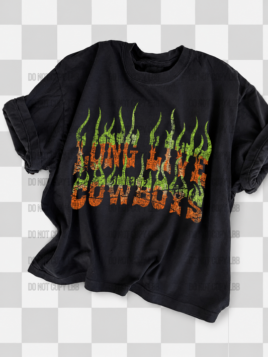 Long live cowboys DTF TRANSFER *dark color shirt only