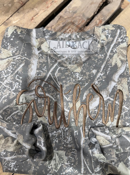 Southern Embroidered Camo