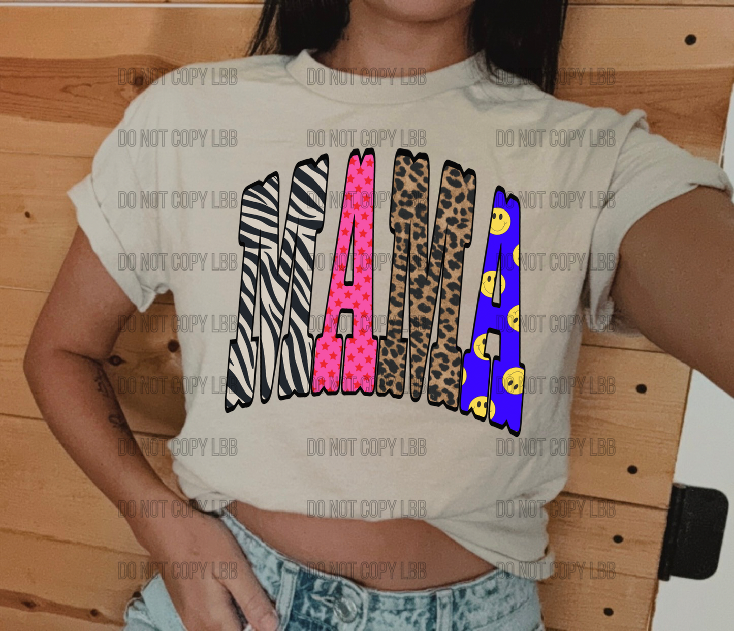 Funky mama w zebra DTF TRANSFER