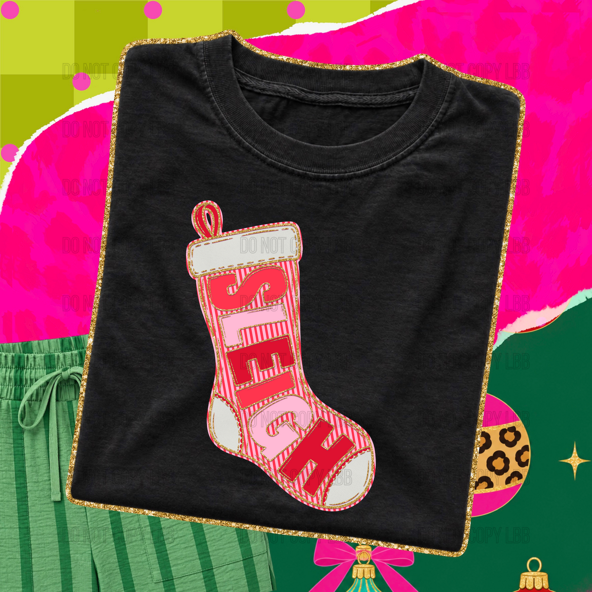 Sleigh DTF TRANSFER