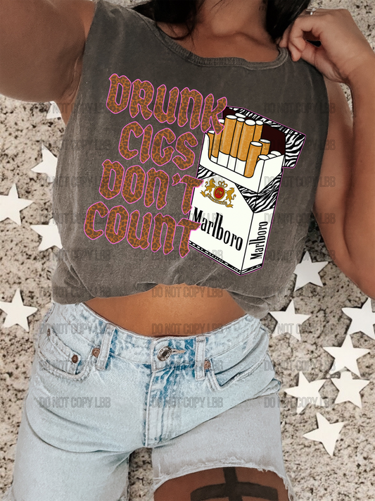 Drunk cigs LEOPARD DTF TRANSFER