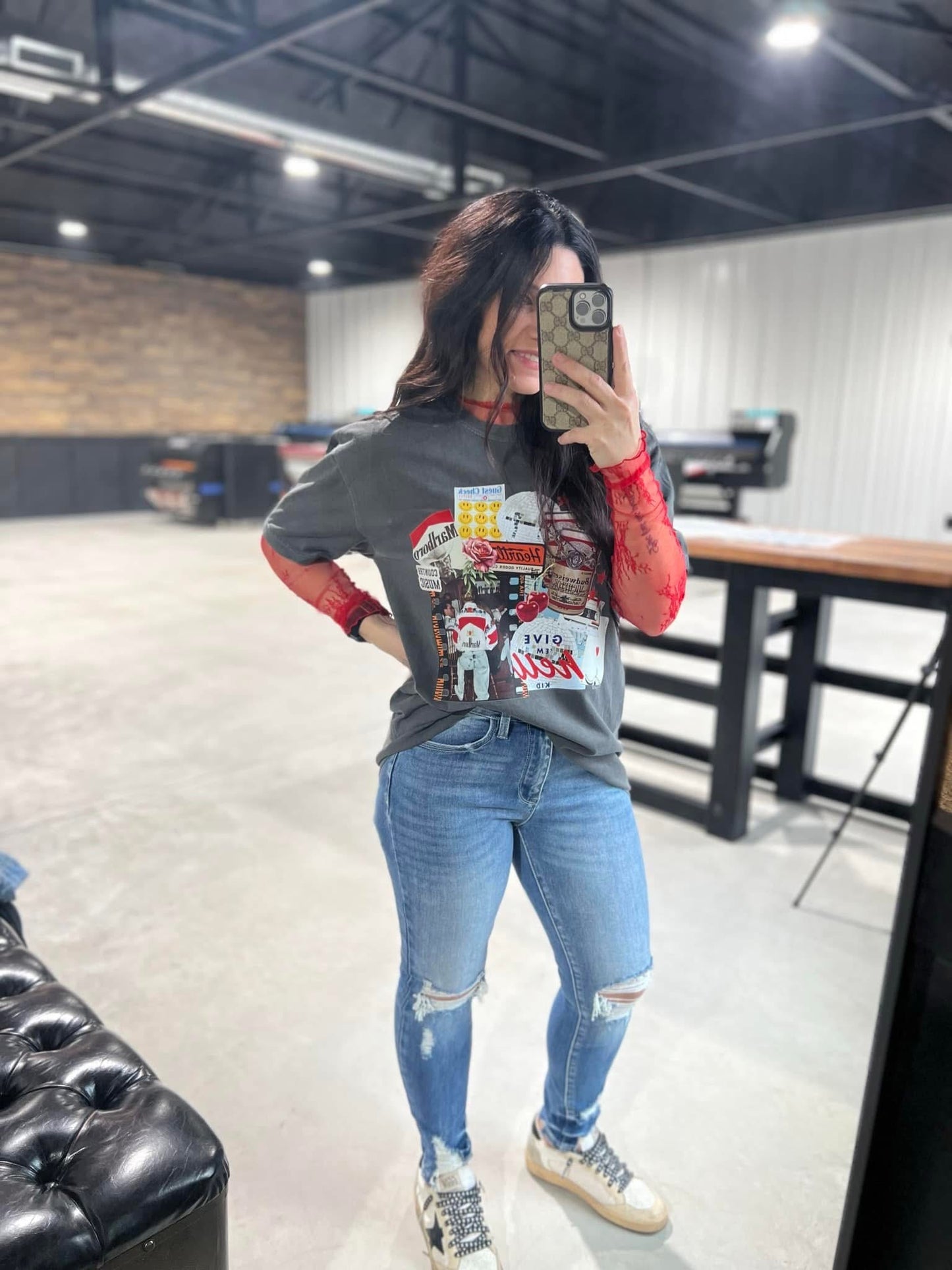 Give em’ hell kid collage Tshirt&Sweatshirt