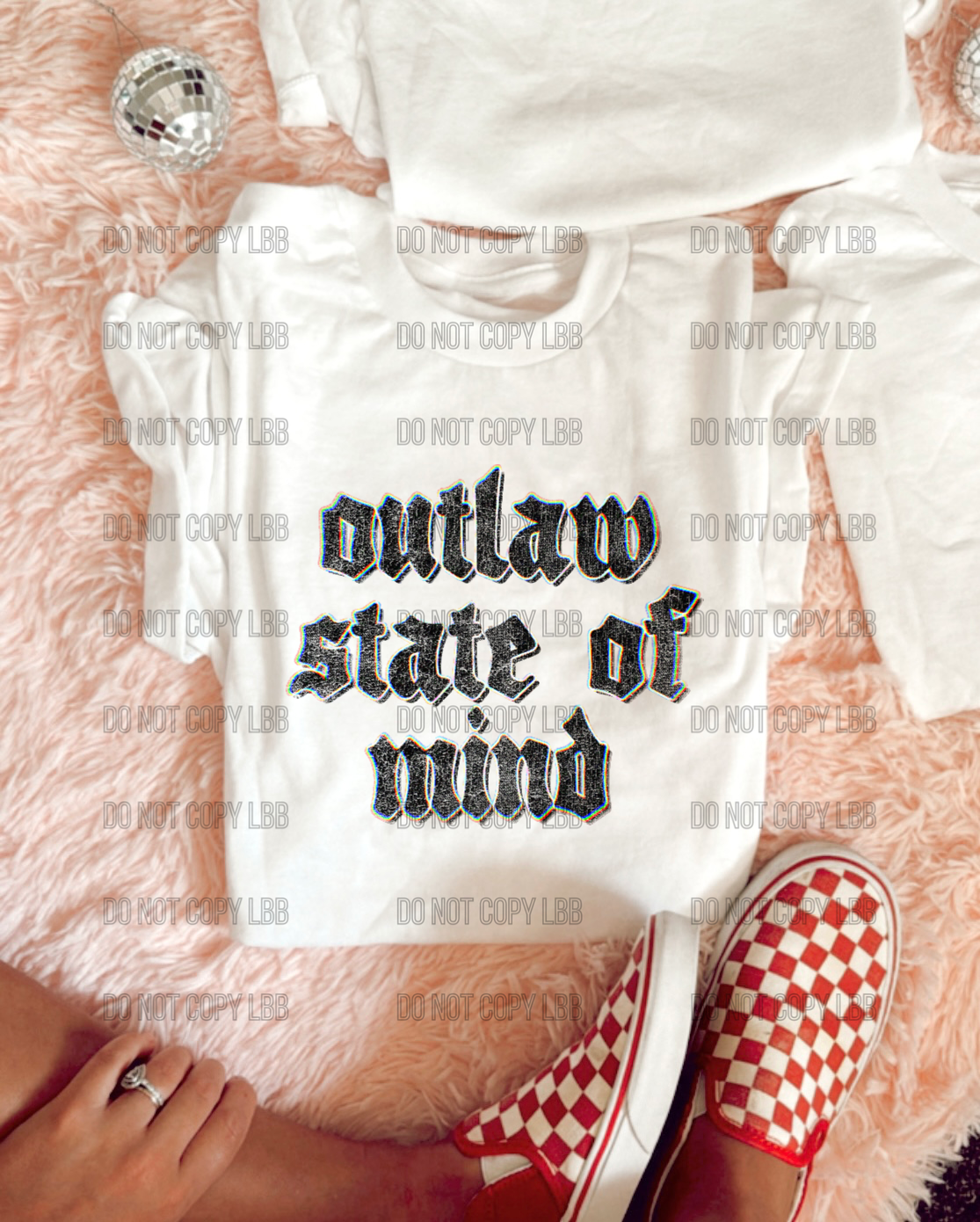 Outlaw state of mind DTF TRANSFER