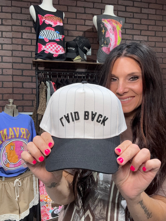 Upside down Laid Back Embroidered Ball Cap