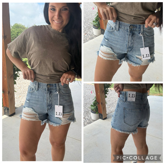 LB Custom Denim Shorts