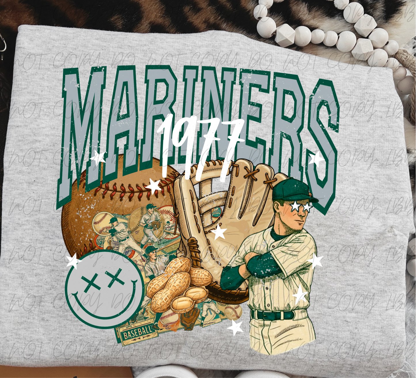 MARINERS BASEBALL DTF TRANSFER