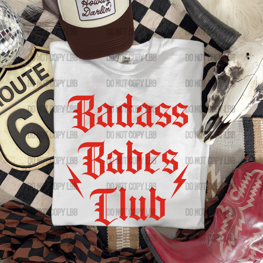 Bada** babes club DTF TRANSFER