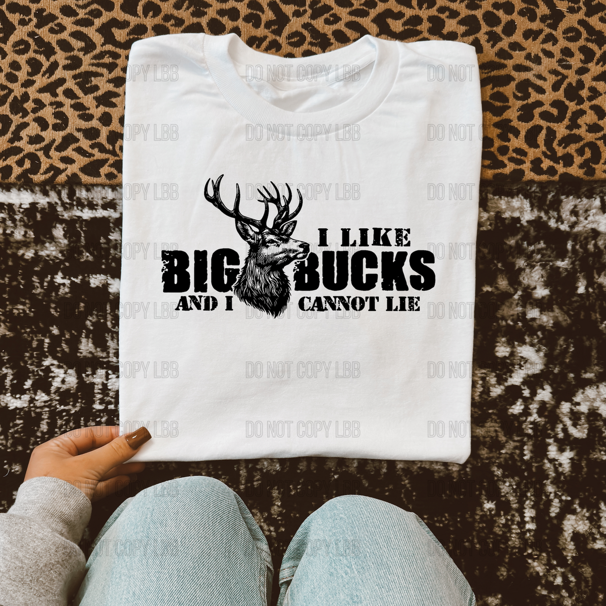 Big bucks black DTF TRANSFER