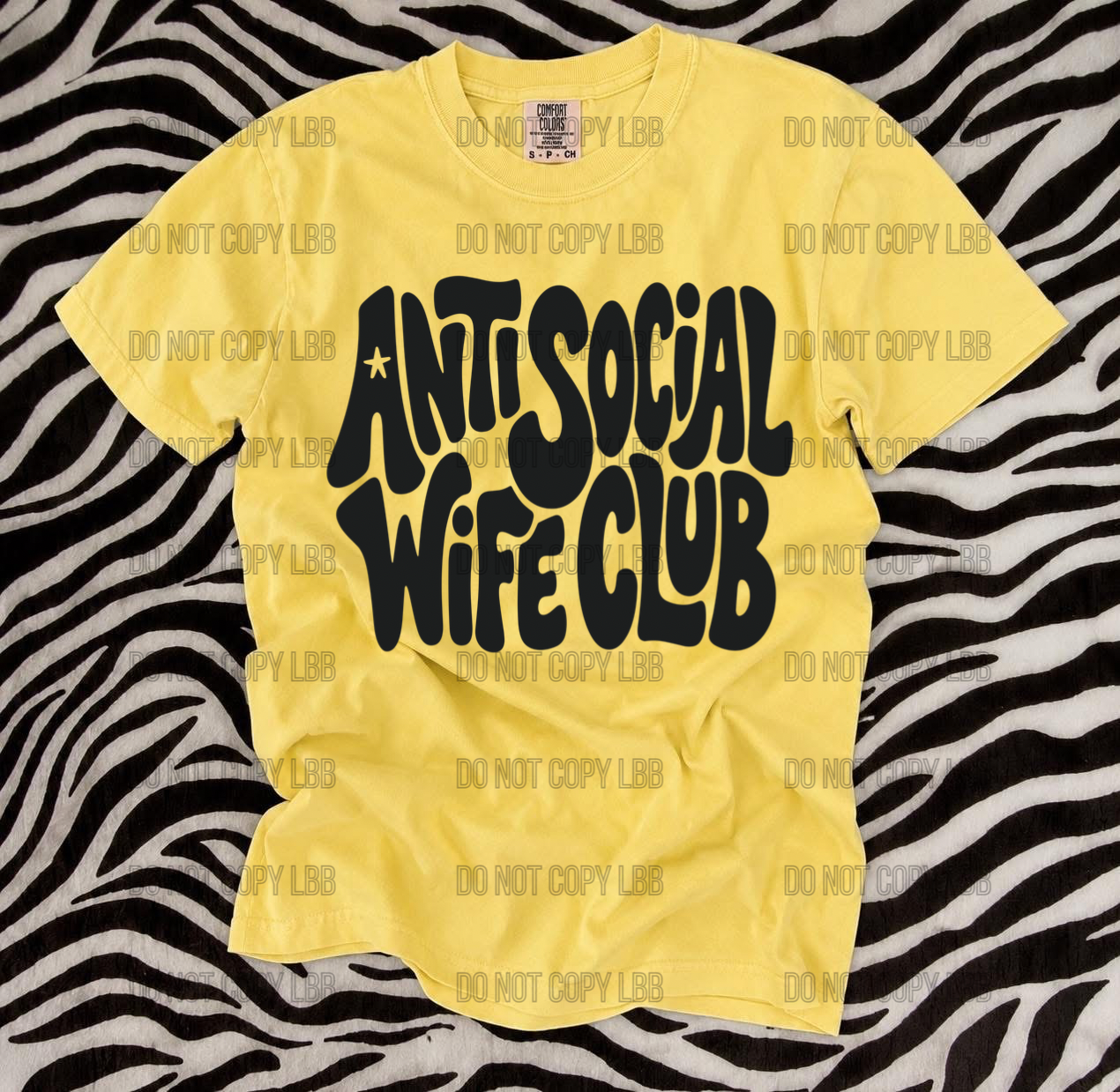 Antisocial wives club DTF TRANSFER
